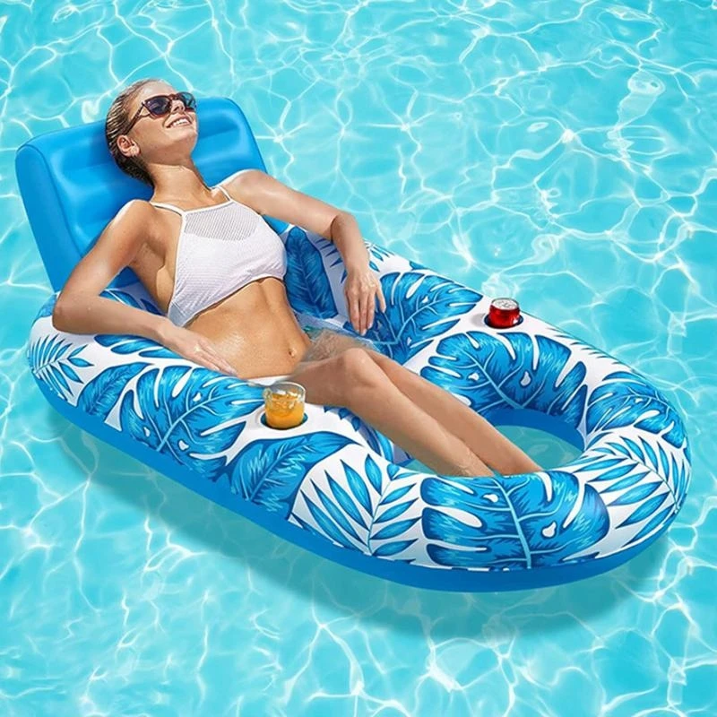 Ikonka Pripučiamas čiužinys maudynėms, gultai su atlošu SEA BEACH SUMMER