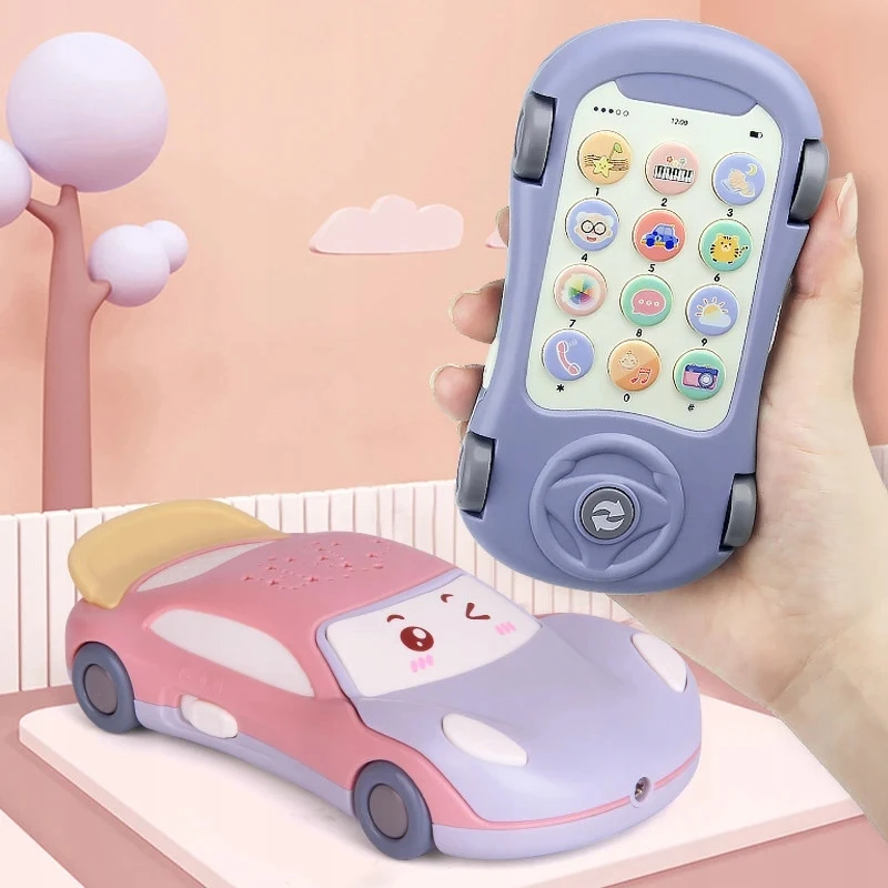 Ikonka Automobilinis telefono žvaigždžių projektorius su muzika mėlyna spalva