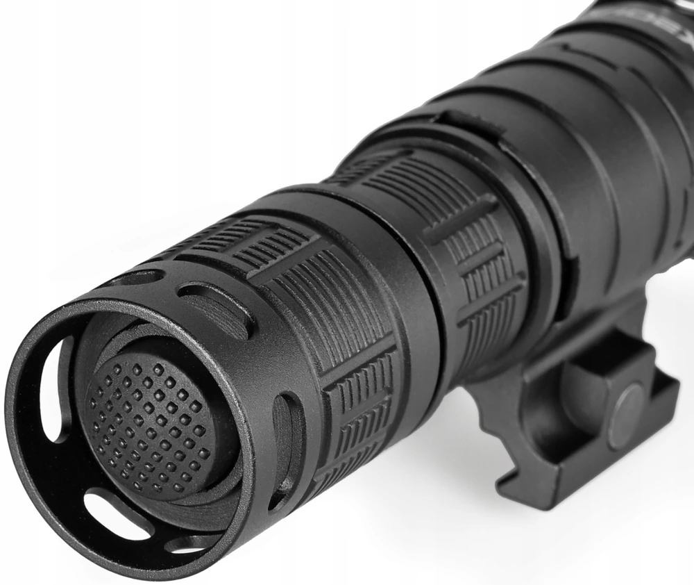 Įkraunamas 10 W LED žibintuvėlis su raudona šviesa Videx, su reguliuojamu priartinimu (Zoom) ir taktiniu mygtuku
