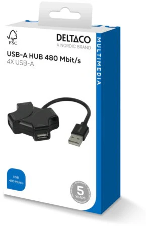 USB Hub - LINDY 4 Prievadų USB 3.0 Hub su 3 Greito Įkrovimo 3.0 Prievadais
