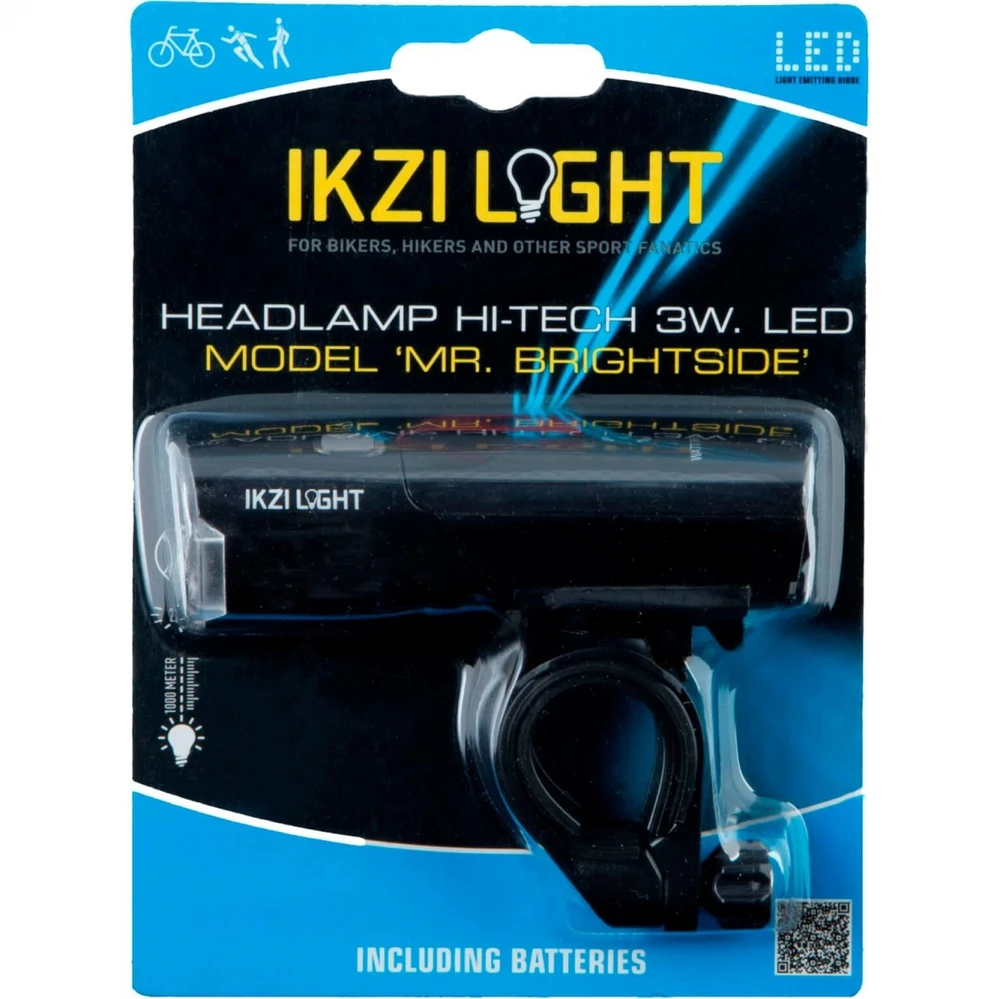 Ikzi Light šviesa M. LED juodas Brightside Salut-Tech 10 x 3 cm
