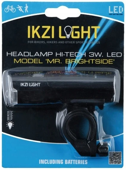 Ikzi Light šviesa M. LED juodas Brightside Salut-Tech 10 x 3 cm