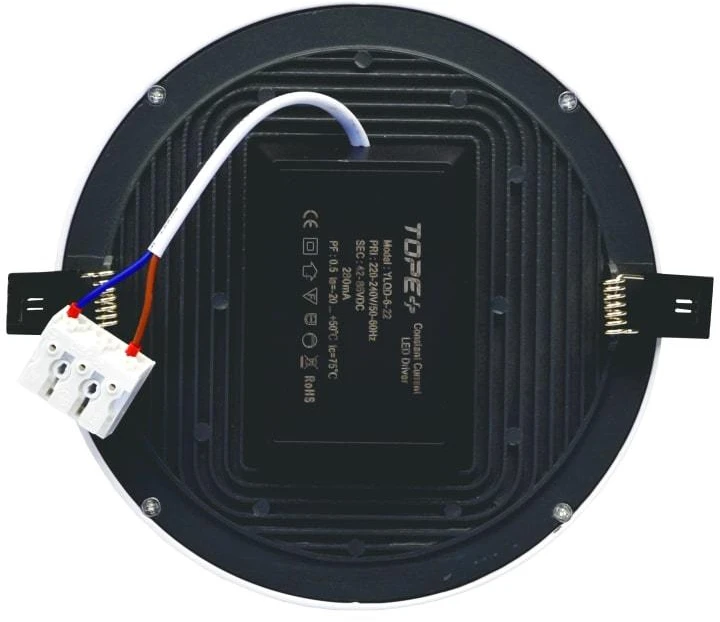 Įmontuojama apvali LED panelė "SPLIT" 22W-4000K