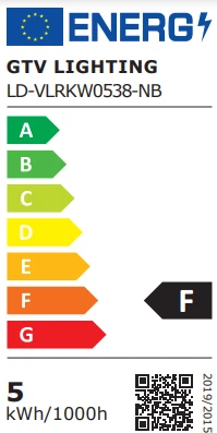 LED šviestuvas VOLARE, žemyn šviestuvo tipas, 5W, 400lm, AC175-250V, 50/60 Hz, PF>0,5, RA>