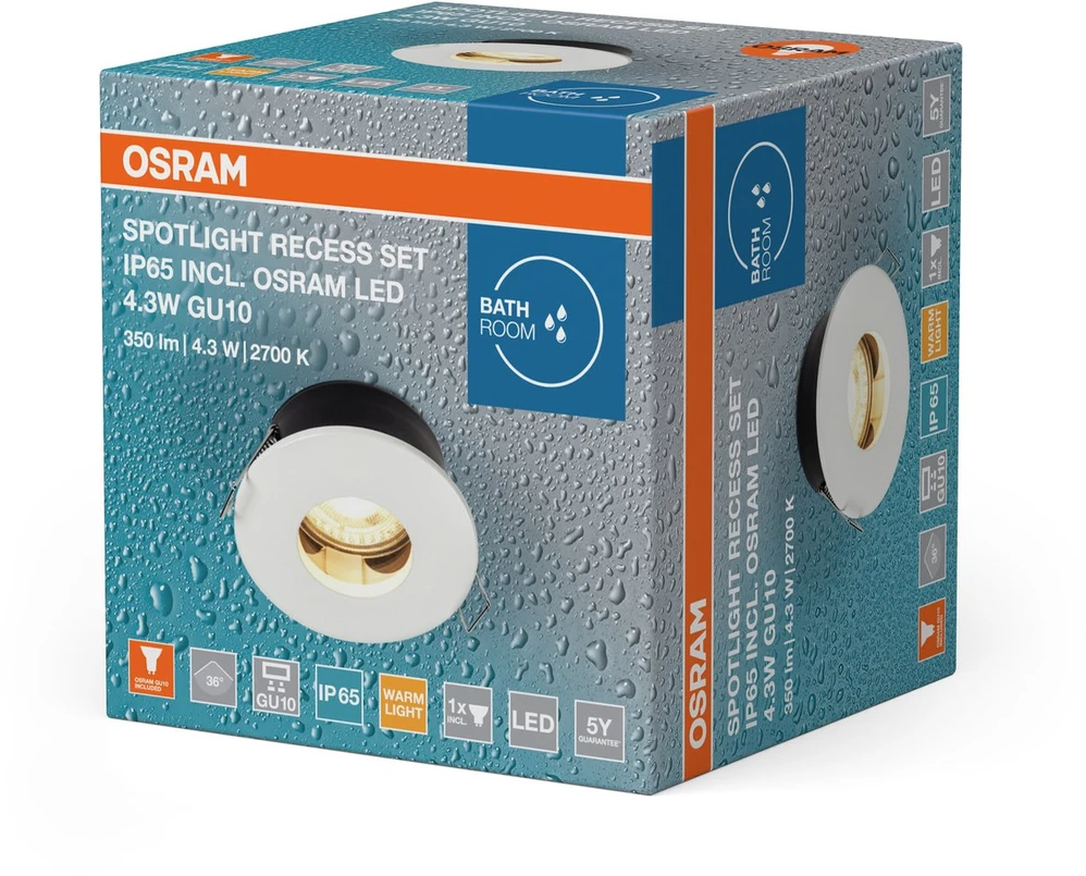 Osram Šviestuvas Ledvance Spot, 2700°K, baltas