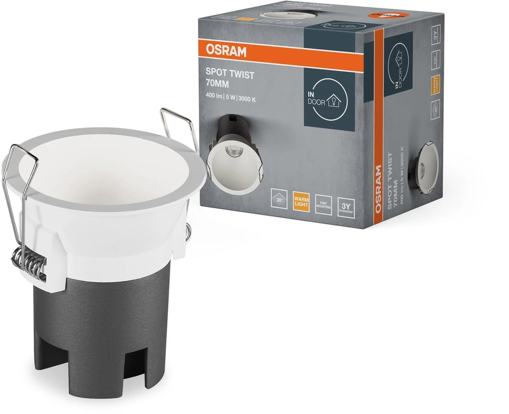 Osram Šviestuvas įleidžiamas Ledvance Twist TWIST, 5W, 3000°K, LED