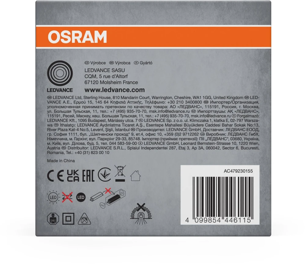 Osram Šviestuvas įleidžiamas Ledvance Twist TWIST, 5W, 3000°K, LED