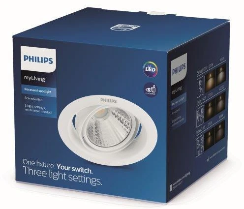 Philips Montuojamasis šviestuvas POMERON 59554 3W 4K LED DIM