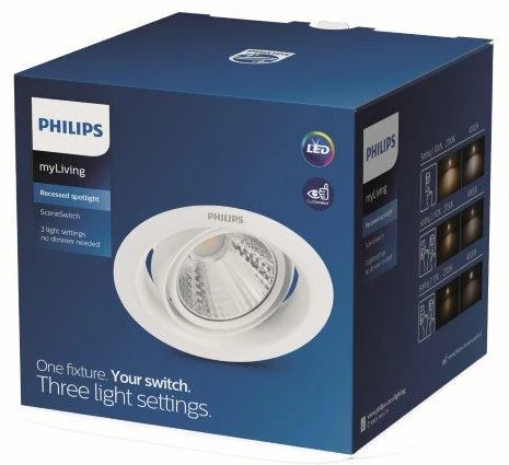 Philips Montuojamasis šviestuvas POMERON 59556 7W 4K LED DIM