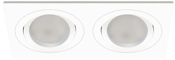 Įleidžiamas šviestuvas KANLUX SEIDY CT-DTL50-W/M, 12 V, 50 W, GU5.3, kvadrato f., baltos sp.