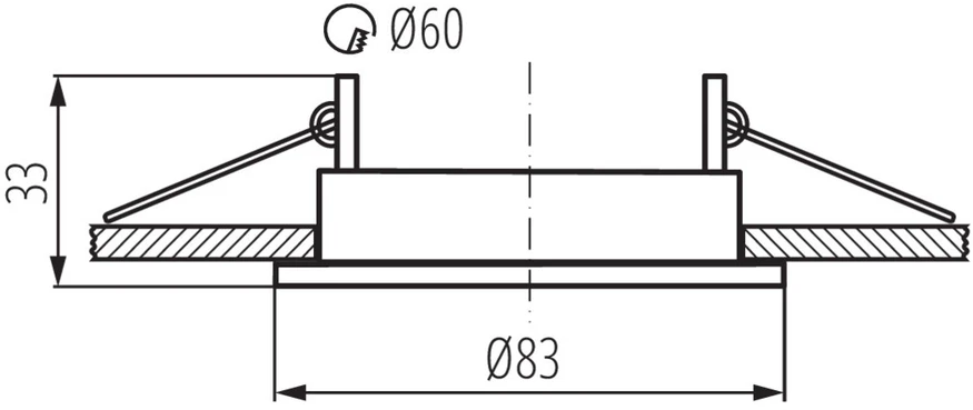 Įleidžiamasis šviestuvas KANLUX MORTA, 1 x 50 W, GX5.3, juodos sp.