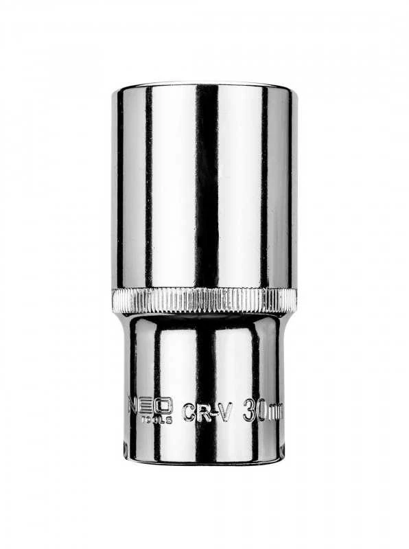 Ilga šešiakampė galvutė NEO 08-478, 1/2", 28 mm, CrV plienas