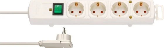 Ilgintuvas su įžeminimu ir jungikliu Brennenstuhl 6-viet./3x1.5mm2/ 2m baltas