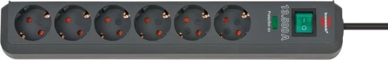 Brennenstuhl Eco-Line prailgintuvas, 10 xCEE 7/4, 1xCEE 7/7, jungtukas, 3m, apsauga nuo vaikų , juodas 1159300010 / GT-511