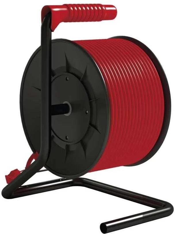 Ilgiklis - ritė 4 lizdų 25m 3x1.5mm² raudonu kabeliu EMOS