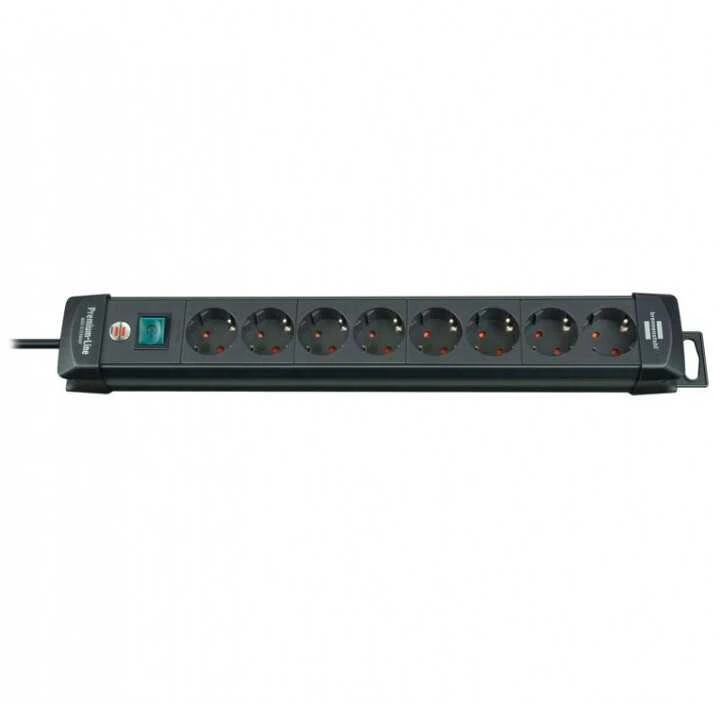 Brennenstuhl Premium-Line - Powerband - prailgintuvas: 8 - 3m - Juodas 1951180100 / GT-659