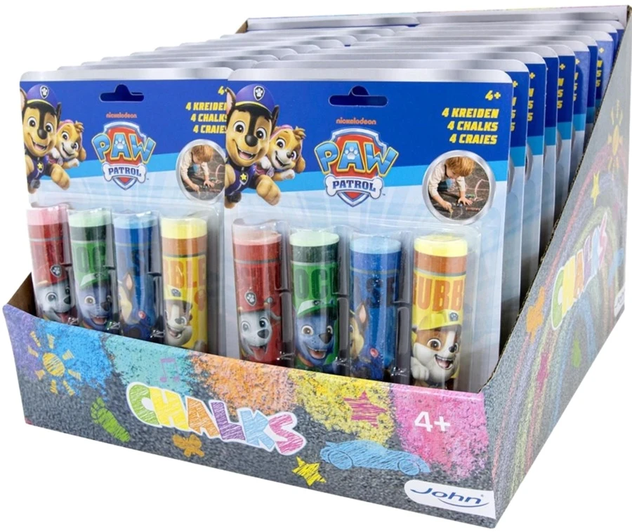 SIMBA IM Šaligatvio kreida 4 spalvų Paw Patrol John 6631