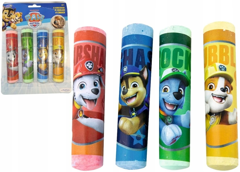 SIMBA IM Šaligatvio kreida 4 spalvų Paw Patrol John 6631