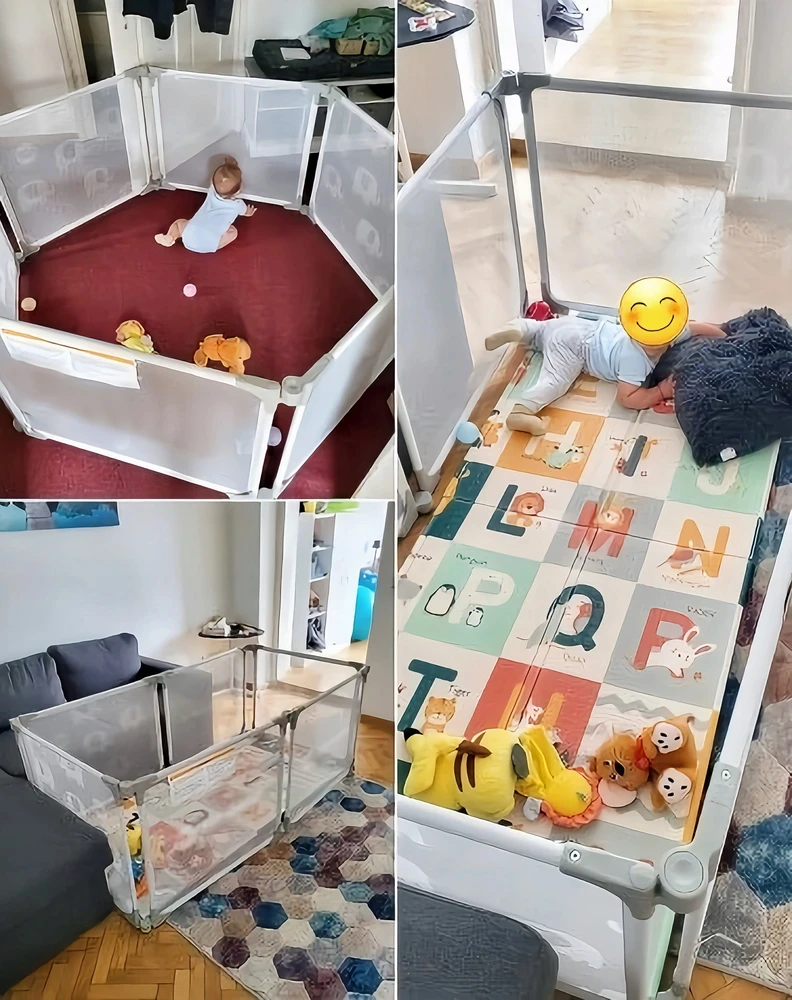 iMex Toys iMex Kojec dziecięcy Premium W5312 Flexible 6w1 sześciokątny pilka