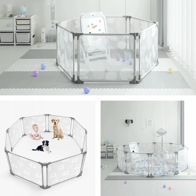 iMex Toys iMex Kojec dziecięcy Premium W5312 Flexible 6w1 sześciokątny pilka