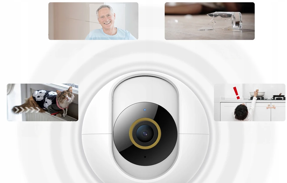 Imilab C22 Mijia ROTATING CAMERA, skirta stebėti 360° elektroninę auklę