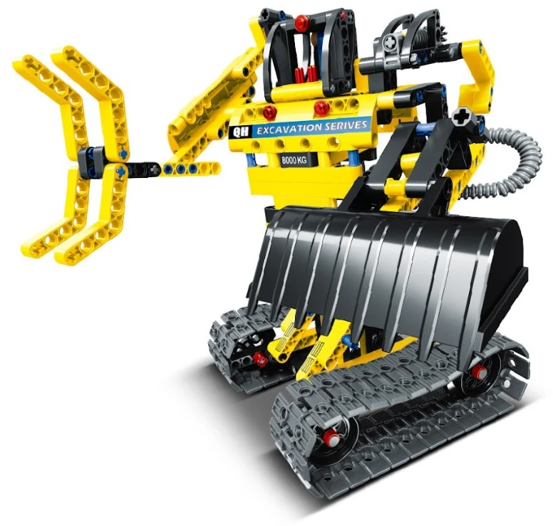 Im.Master Im blokaiPagrindinis ekskavatorius ir robotas 2in1 - 342 elementai