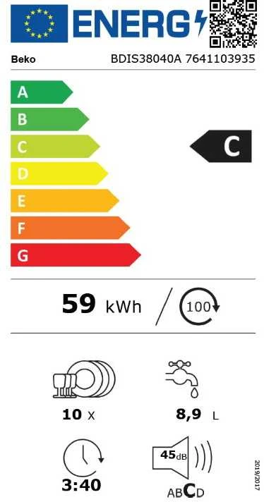 Indaplovė Beko BDIS38040A