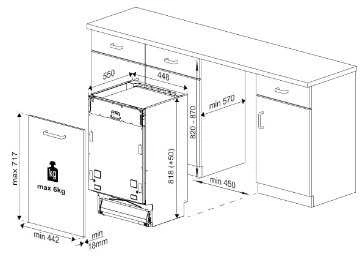 Indaplovė BEKO DIS35025