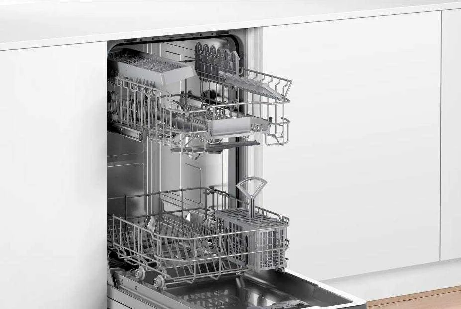 Įmontuojama indaplovė Bosch SPV2IKX10E 45 cm