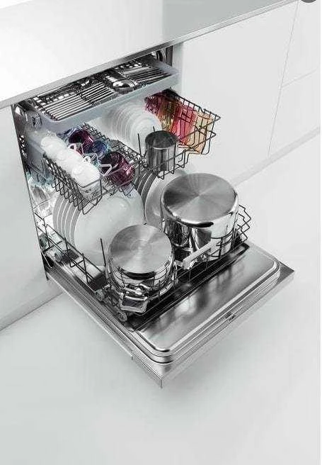Įmontuojama indaplovė WHIRLPOOL WIC 3C26 F, Energijos klasė E (sena A++) 60 cm, Trečias krepšelis, 8 programos