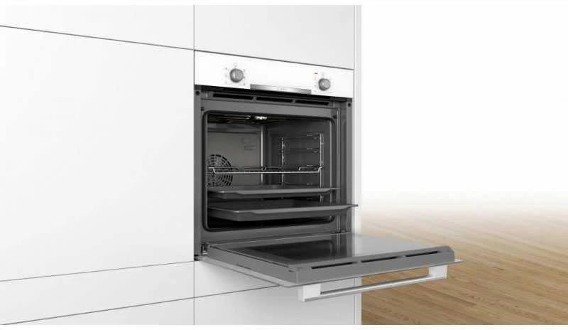 Bosch HBA530BW0S Serija 2, Įmontuojamoji orkaitė, 60 x 60 cm, Balta