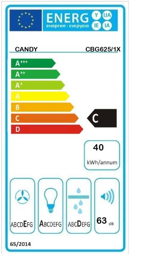 Integruojamas gartraukis Candy CBG625/1X
