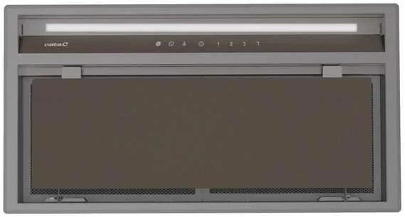 Gartraukis CATA | Gaubtas | GCX 53 SD | Baldakimas | Energijos vartojimo efektyvumo klasė A | Plotis 53 cm | 750 m³/h | Jutiklinis valdymas | LED | Nerūdijantis plienas/Gray glass