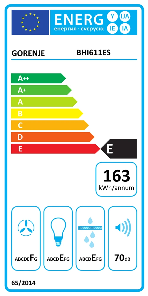 Gartraukis Gorenje BHI611ES