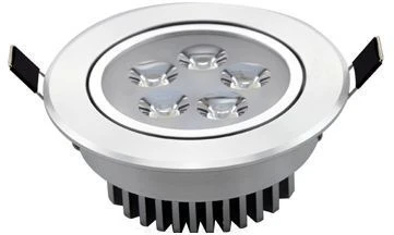 Įmontuojamas apvalus metalinis LED šviestuvas "LENS" 3W