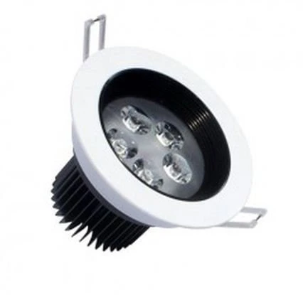 Įmontuojamas apvalus metalinis LED šviestuvas "LENS" 5W
