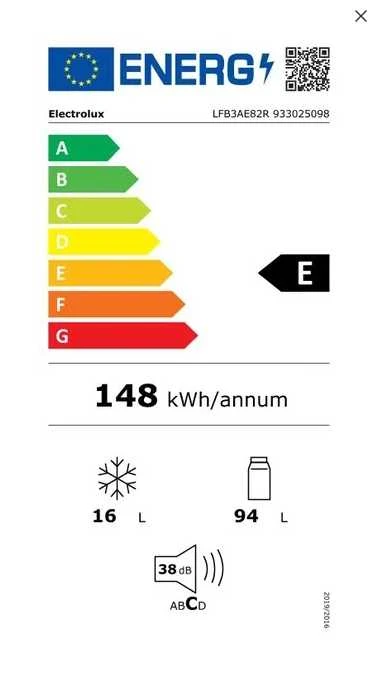 Šaldytuvas Electrolux LFB3AE82R