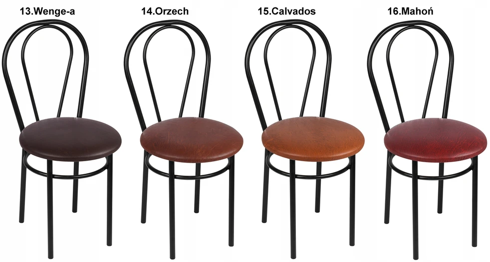 Impor 4x Tulipan Juodas kėdės rinkinys