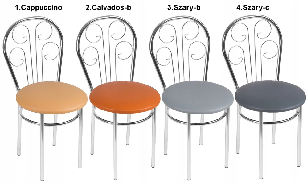 Impor Cezar Chrome kėdė