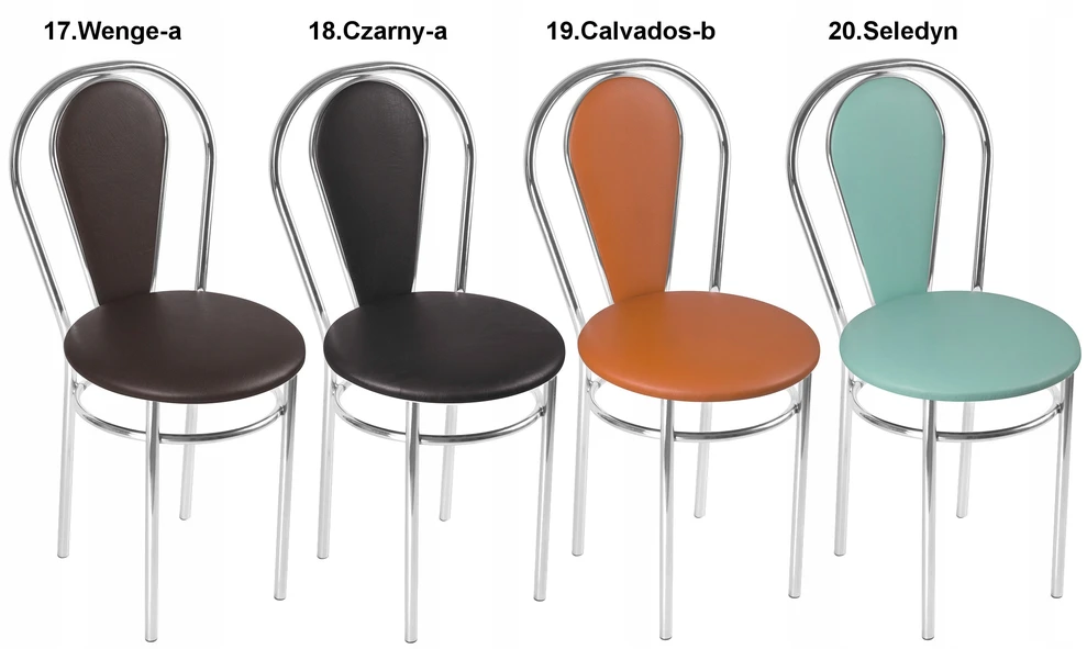 Impor Kėdė Tulipan PLus, 4 VIENŲ RINKINYS, CROMAS