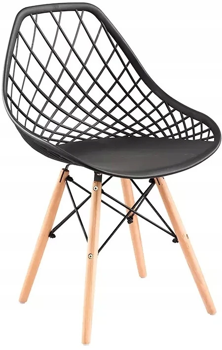 Impor SET 4x DSW kėdė juoda
