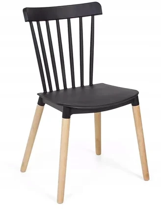 Impor SET 4x FAVI kėdė, juoda