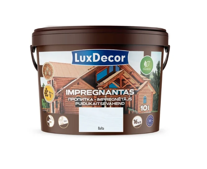 IMPREGNANTAS MEDIENAI PRIMACOL LUXDECOR 10 l Baltas