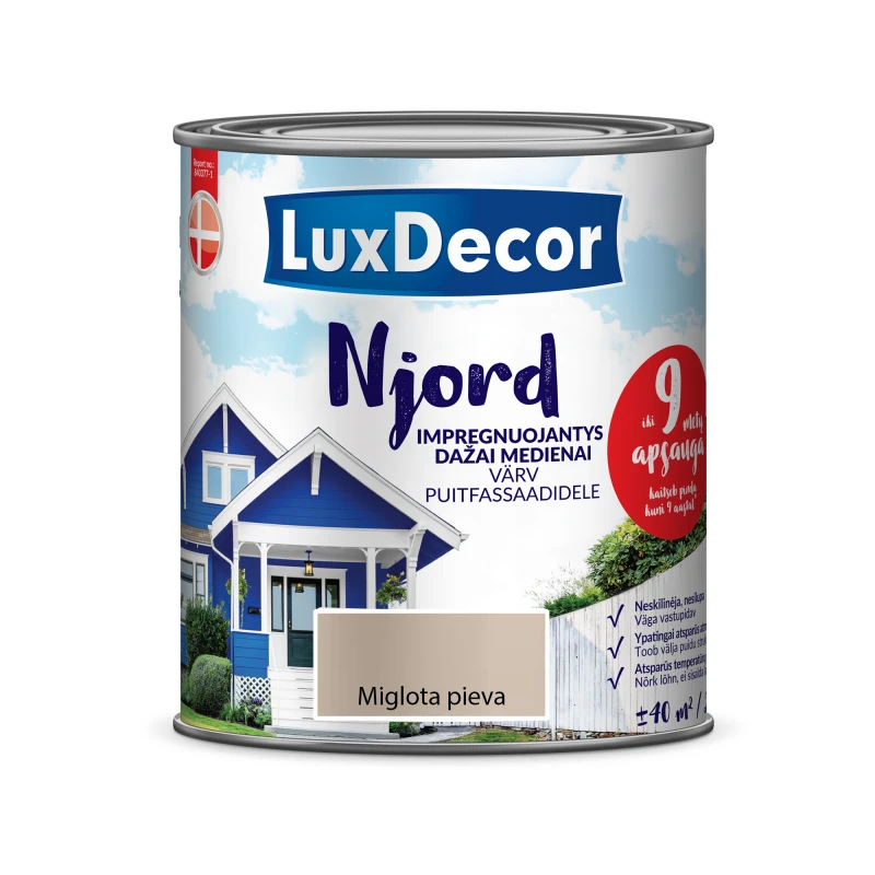 Luxdecor Dažai PRIMACOL NJORD 0,75L Miglota pieva
