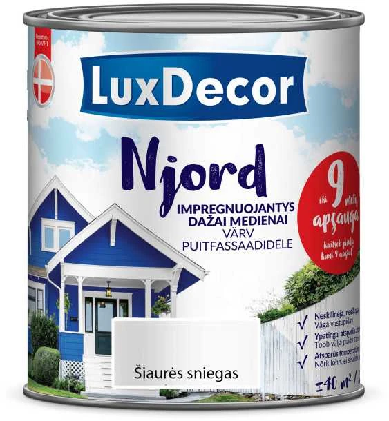 Luxdecor Dažai PRIMACOL NJORD 2,5L Šiaurės sniegas