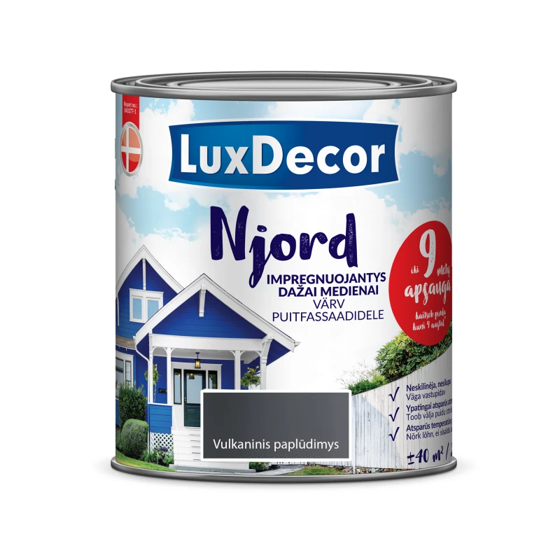 Luxdecor Dažai PRIMACOL NJORD 0,75L Vulkaninis paplūd