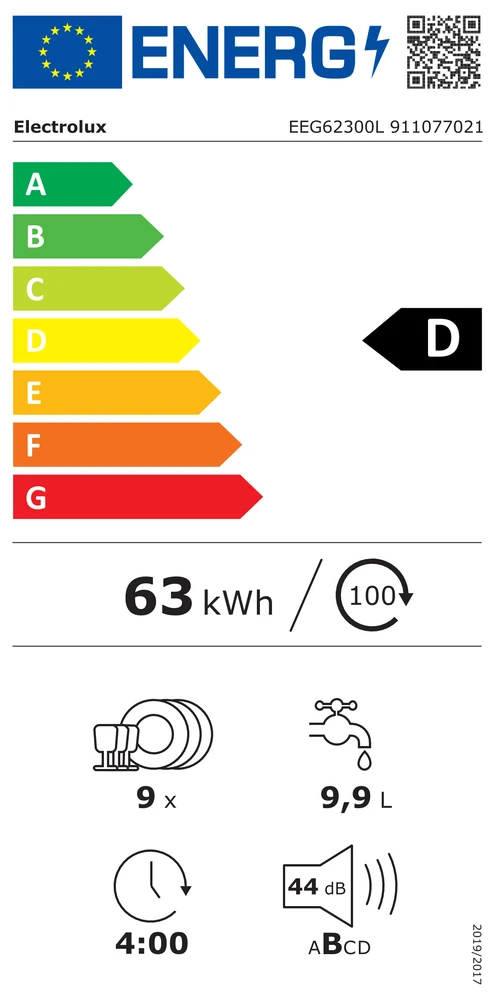 Indaplovė Electrolux EEG62300L