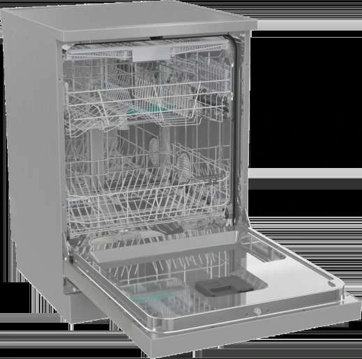 Indaplovė Gorenje GS643E90X | Pastatoma | Plotis 59.9 cm | 6 programos | E klasė| Ekranas | AquaStop funkcija | Sidabrinė