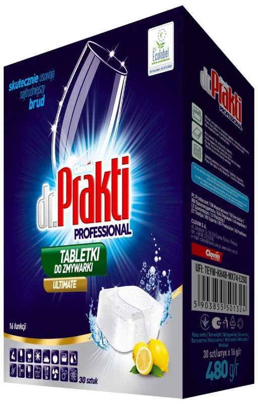 Dr.Prakti Tabletės indaplovėms Professional Dr. Prakti 16gx30vnt. All In One