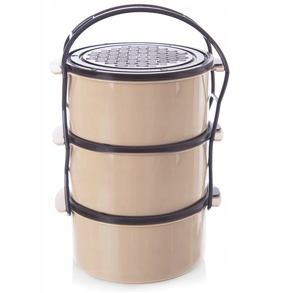 Indas pietums plastikinis 3 pakopų 3x15 l Orion